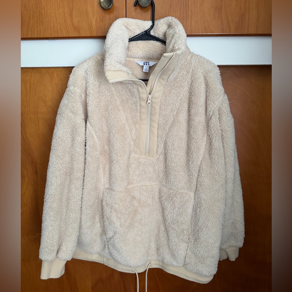 JoyLab Cream Fleece Jacket